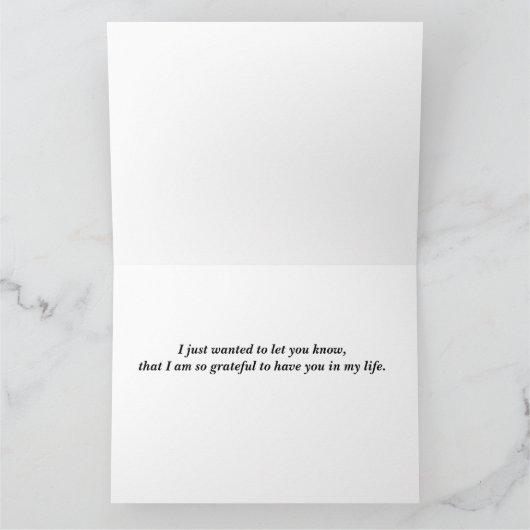 あなたに感謝してる… カード (内部)