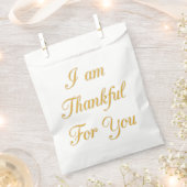あなたに感謝してる：心からの気持ち フェイバーバッグ (クリップ留めされた状態)