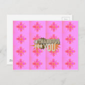 あなたに感謝してる：心からの気持ち ポストカード (正面/裏面)