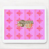 あなたに感謝してる：心からの気持ち マウスパッド (正面)