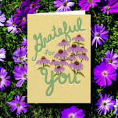 あなたに感謝の気持ちを込めて手書きされた サンキューカード