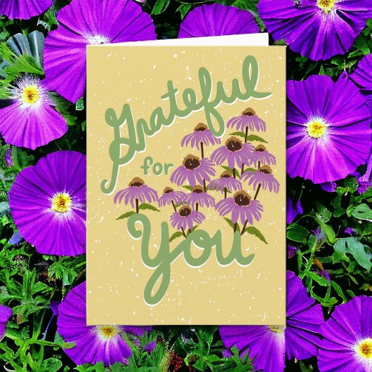 あなたに感謝の気持ちを込めて手書きされた サンキューカード