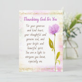 あなたに感謝を捧げるカードテンプレート カード (スタンド正面)