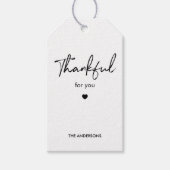 あなたに感謝  | ミニマルモダン ギフトタグ (正面)