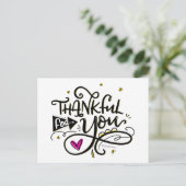 あなたに感謝（手書き） ポストカード (スタンド正面)