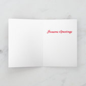 あなたに犬のメリークリスマスを遊ぶバグパイプ シーズンカード (内部)