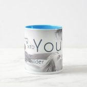 あなたに落下は襲います マグカップ (中央)