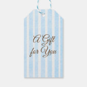 あなたに贈り物 |ウッドランドをテーマにした ギフトタグ (裏面)