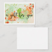 あなたに贈り物 ノートカード (正面/裏面)