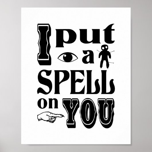 あなたに魔法をかける I PUT A SPELL ON YOU 楽しいハロウィン ポスター (正面)