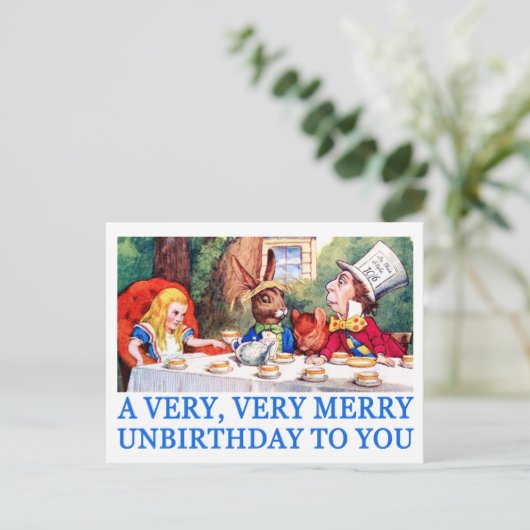 あなたに、とってもとっても楽しいアンバースデー！ ポストカード (スタンド正面)