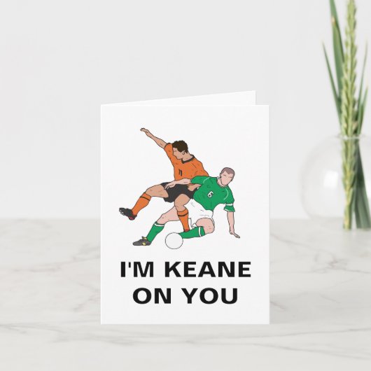 あなたにKEANE! 誕生日、記念日、バレンタイン サンキューカード (正面)