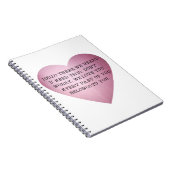 あなたのあらゆる部分はあなたに属します ノートブック (右側)