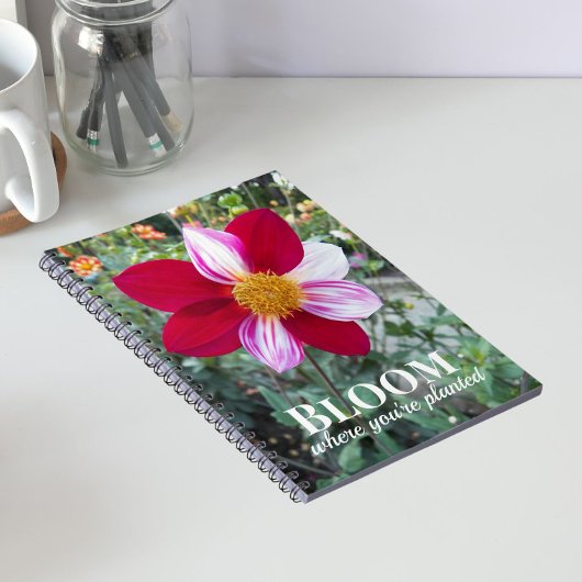 あなたのいる場所で花開け 言葉 花 ノートブック