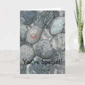 あなたのおもしろいなあなたは特別な考えること石カード カード (正面)