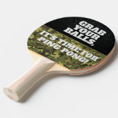 あなたのおもしろいボールをクールつかむピンポン引用文ピンポー 卓球ラケット (正面アングル)