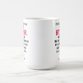 あなたのお兄さん/弟さんのためになら火の中も歩く コーヒーマグカップ (中央)