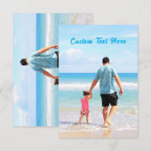 あなたのお写真とテキストでオリジナルフォトカード ノートカード (正面/裏面)