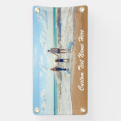 あなたのお写真とテキストでカスタムフォトバナー 横断幕 (縦)