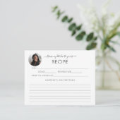 あなたのお写真パーソナライズレシピカード エンクロージャーカード (スタンド正面)