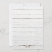 あなたのお写真 ラスティック イースター バブルズ アンド ブランunch 招待状 (裏面)