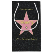 あなたのお名前の星がついたギフトバッグ！ スモールペーパーバッグ (裏面)