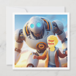 あなたのお子さんとロボットの友達、ベストフレンドカード カード