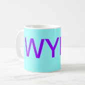 あなたのお尻を働かせて下さい! コーヒー・マグ コーヒーマグカップ (正面左)