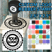 あなたのお店のロゴ オーダーメイド ラバースタンプ