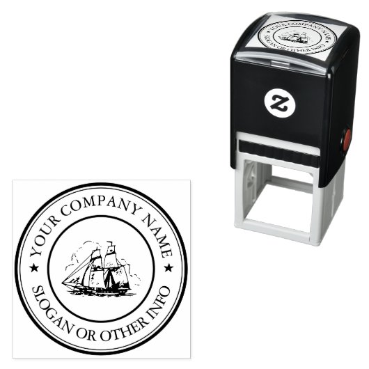 あなたのお店のロゴ カスタムセルフインキングスタンプ セルフインキングスタンプ (インサイチュ)