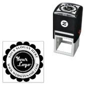 あなたのお店のロゴ カスタム セルフインキングスタンプ (インサイチュ)