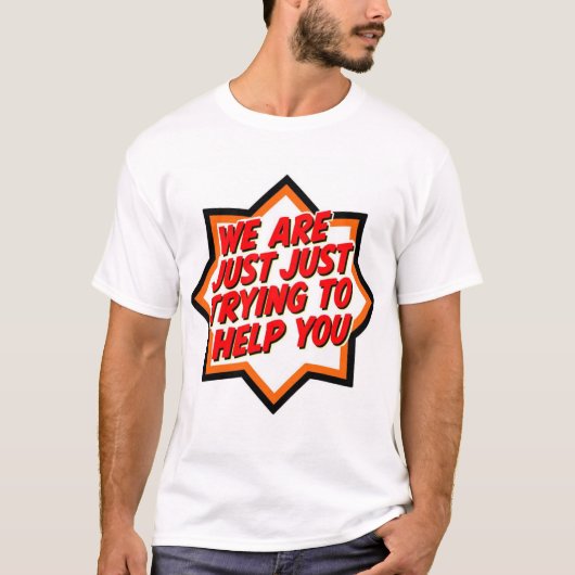 あなたのお役に立ちたい Tシャツ (正面)