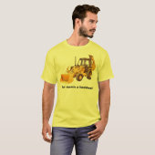 あなたのお母さんのバックホウ! Tシャツ (正面フル)