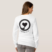 あなたのお気に入りのなフード付 Tシャツ (裏面フル)