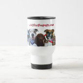 あなたのお気に入りのなペット写真/メッセージmug1rを加えて下さい トラベルマグ (中央)