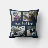 あなたのお気に入りのなペット写真r1の枕を加えて下さい クッション (裏面)
