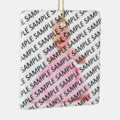 あなたのお気に入りのな写真の陶磁器のオーナメント セラミックオーナメント (右)