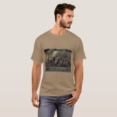 あなたのお気に入りのな用具がハンマーの反戦のTシャツである時 Tシャツ (正面フル)