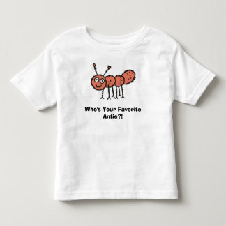 あなたのお気に入りのなAntieはだれであるかか。! トドラーTシャツ