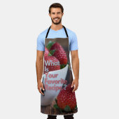 あなたのお気に入りのレシピ エプロン (着用した状態)