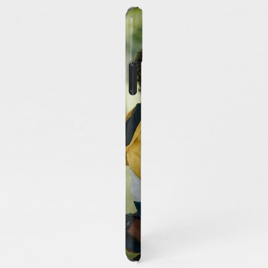 あなたのお気に入りの写真と最高のパパの文字 iPhoneケース (右側)