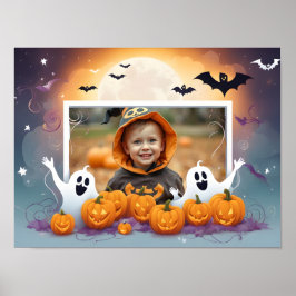 あなたのお気に入りの写真のハロウィン印刷 ポスター