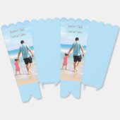 あなたのお気に入りの写真ポップコーン箱とカスタム文字 フェイバーボックス (見開き)