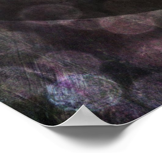 あなたのお気に入りの引用文は泡を擦グランジった ポスター (角)