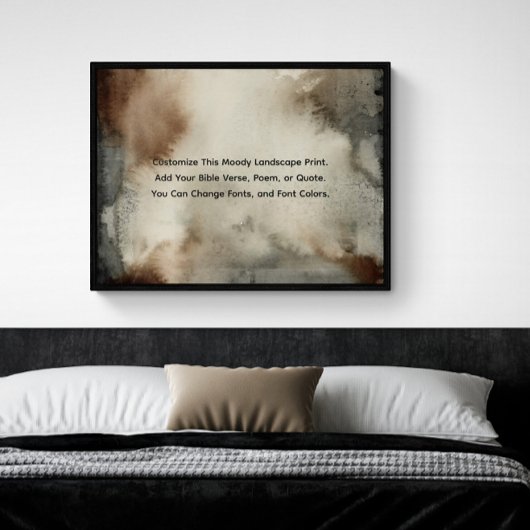 あなたのお気に入りの引用文またはことわざはこちらムーディウォールアート ポスター