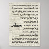 あなたのお気に入りの歌の歌詞と音楽は壁に作られた ポスター (正面)