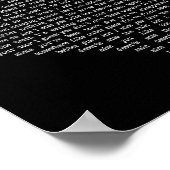 あなたのお気に入りの歌の歌詞と音楽は壁に作られた ポスター (角)