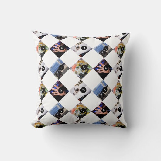 あなたのお気に入りの種類の1つを作るために写真の4つ クッション (正面)