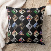 あなたのお気に入りの種類の1つを作るために9枚の写真 クッション (ブランケット)