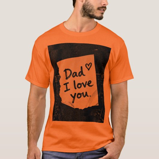 あなたのお父さんを愛してる Tシャツ (正面)